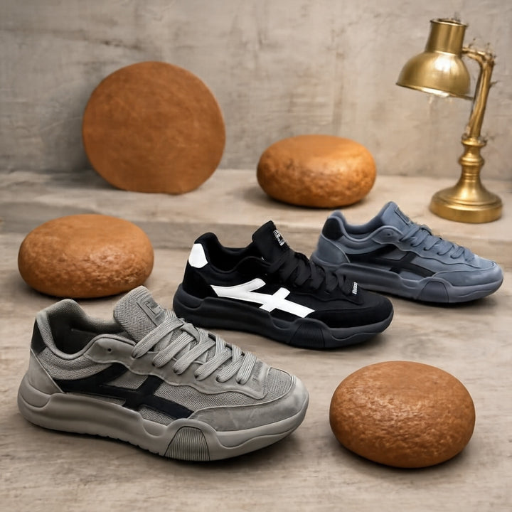 Herren Sportliche Sneaker mit robuster Gummisohle Drune
