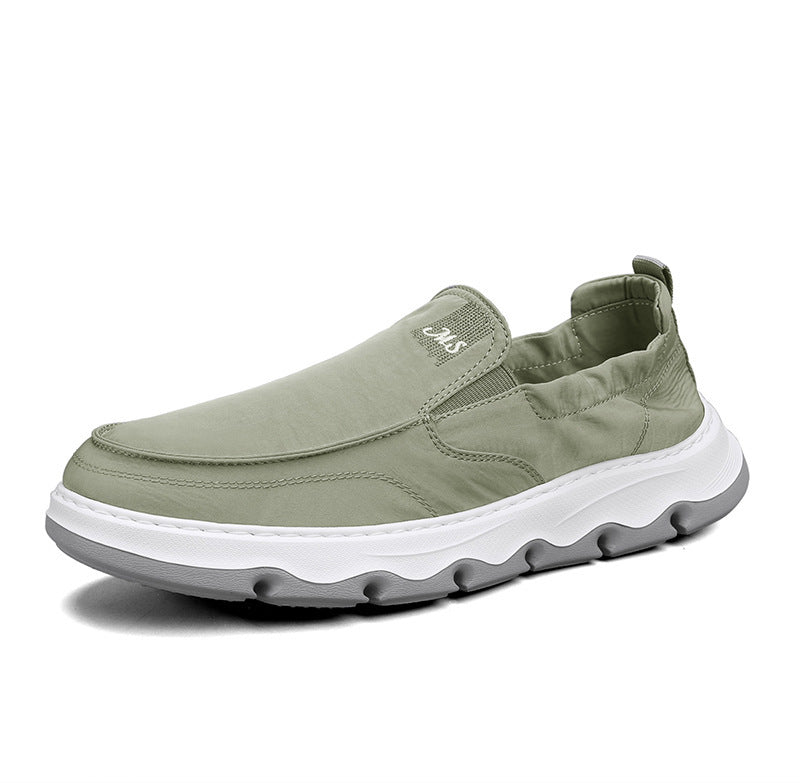 Herren eleganter Slipper-Sneaker mit elastischem Einstieg und stoßdämpfender Wellensohle Drune