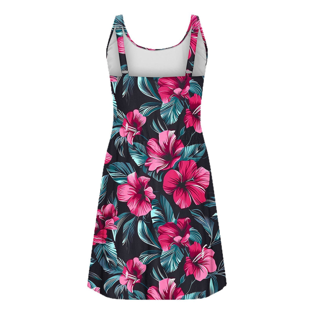 Damen Sportliches Badekleid Drune