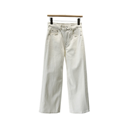 Damen Hochtaillierte Weite Denim-Hosen Drune 1787623024