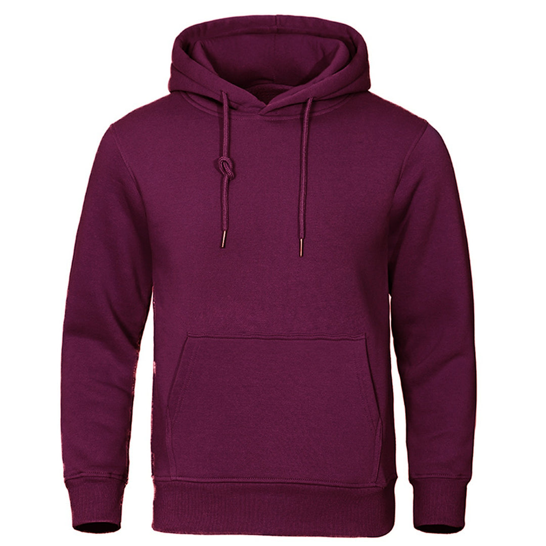Unisex Premium-Kapuzenpullover mit extra hohem Kragen, Kängurutasche und gebürstetem Innenfutter Drune