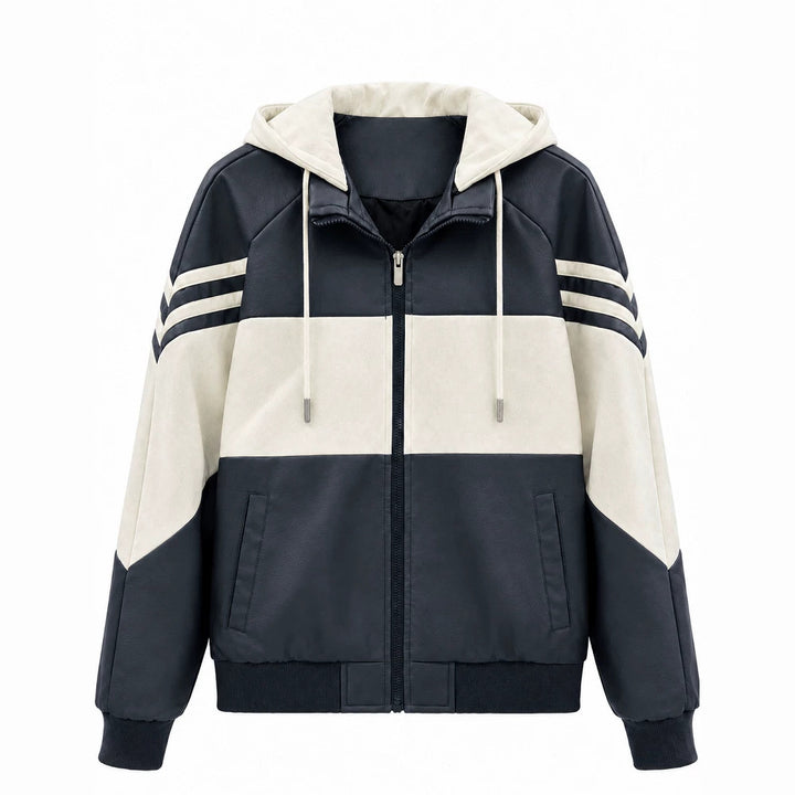 Damen Sportliche Kapuzenjacke Drune