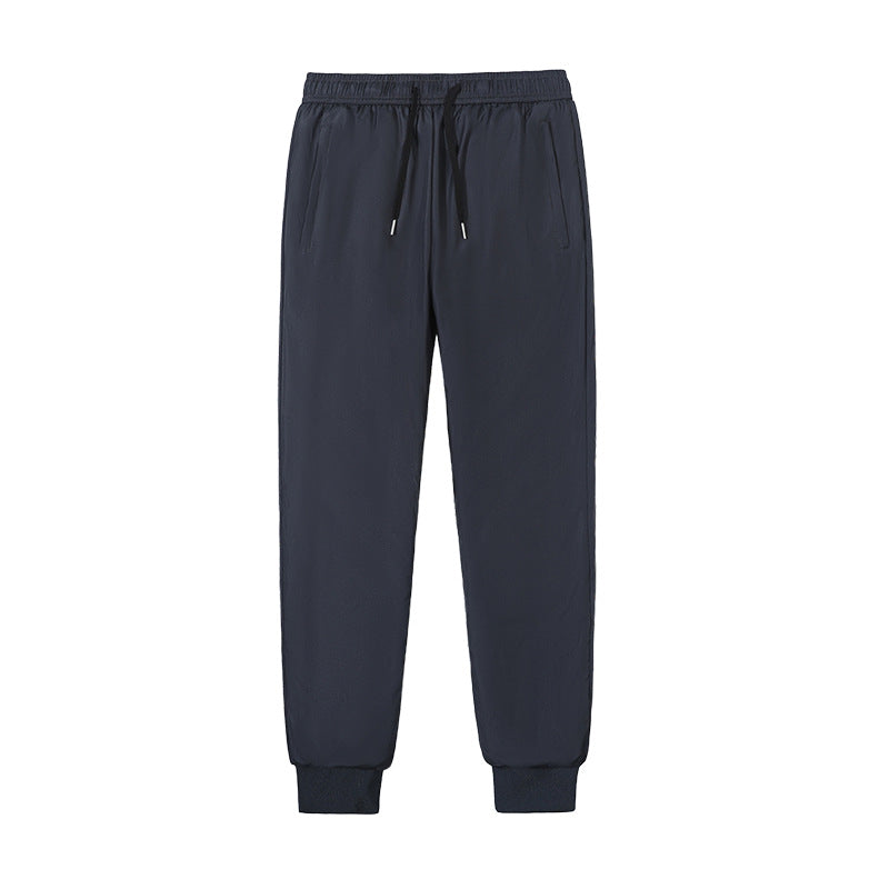 Herren Gefütterte Thermo-Softshell-Joggpant mit Teddyfutter & Kordelbund Drune