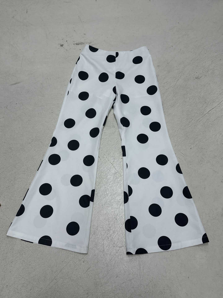 Damen Modische Schlaghose mit stilvollem Polka-Dot-Design Drune