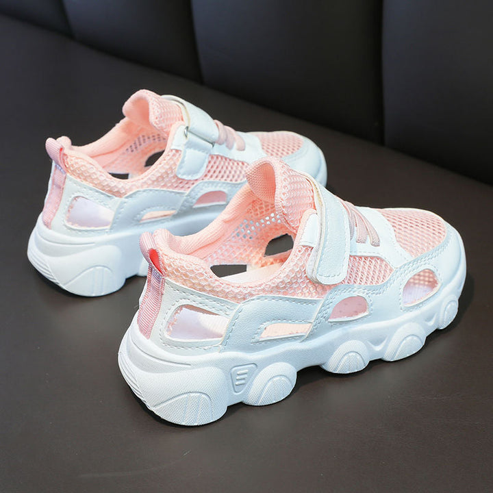 Damen Atmungsaktive Freizeitsneaker mit verstellbarem Klettverschluss und rutschfester Sohle Drune