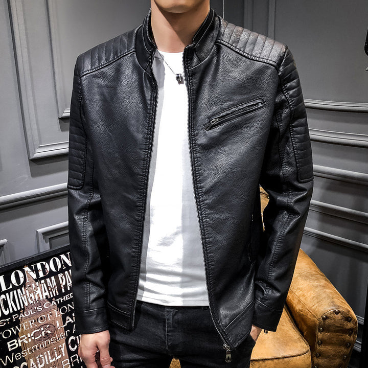 Herren Stylishe Bikerjacke Drune