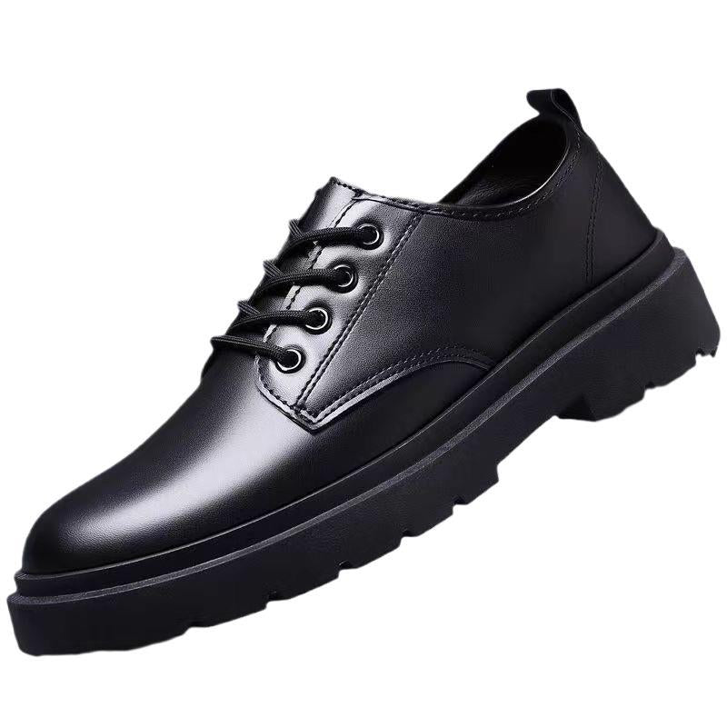 Herren Glänzende Lederschuhe Drune