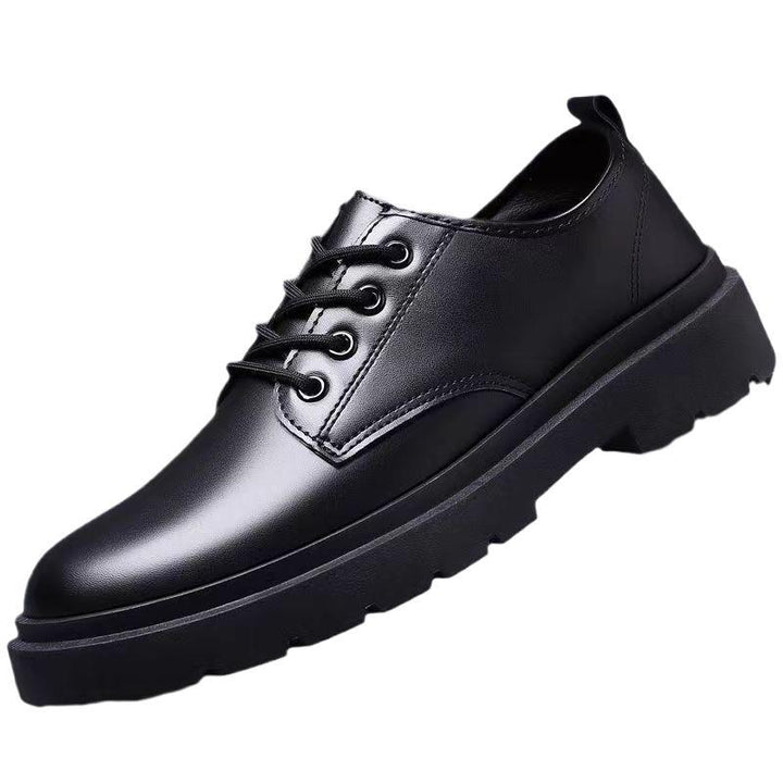 Herren Glänzende Lederschuhe Drune