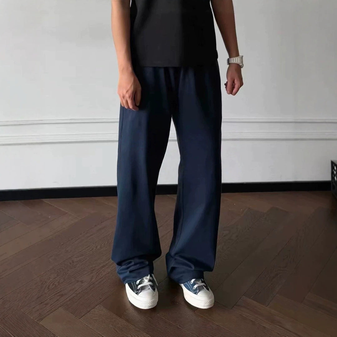 Damen Legere und bequeme Palazzo-Hose Drune