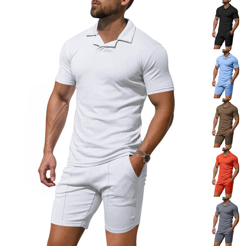 Herren Sportliches Kurzarm-Poloshirt mit innovativem Design und atmungsaktiver Funktion Drune