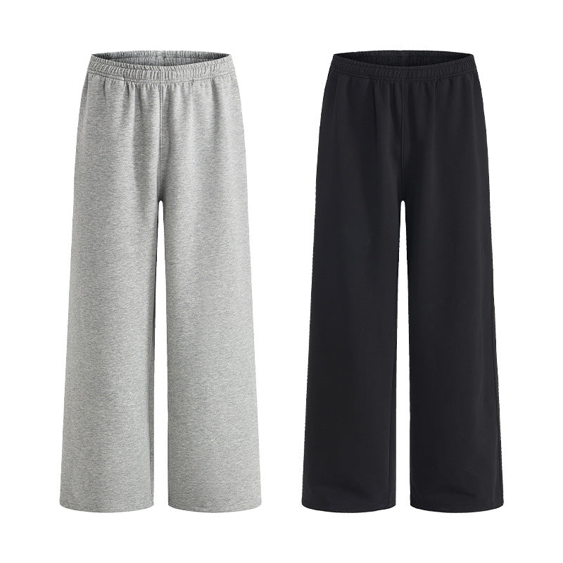 Herren Oversized Sweatpalazzo mit Tunnelzugbund, doppellagigem Saum und Relaxed-Fit Drune