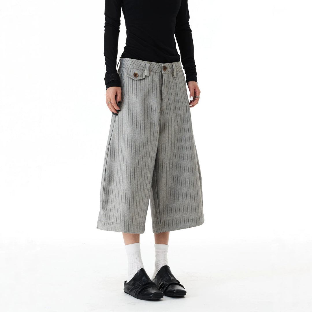 Damen Weitgeschnittene Streifenhose Drune