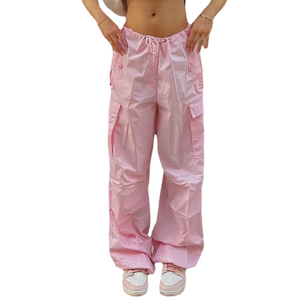 Damen Cargo-Hose mit elastischem Bund und seitlichen Taschen Drune