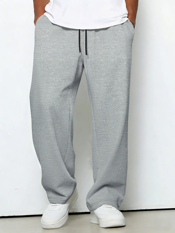 Herren lockere Jogginghose mit Kordelzug und seitlichen Eingrifftaschen Drune