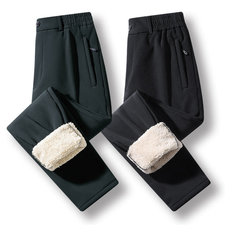 Herren Komfort-Freizeithose mit Teddyfleece-Innenlage und verdeckten Taschen Drune