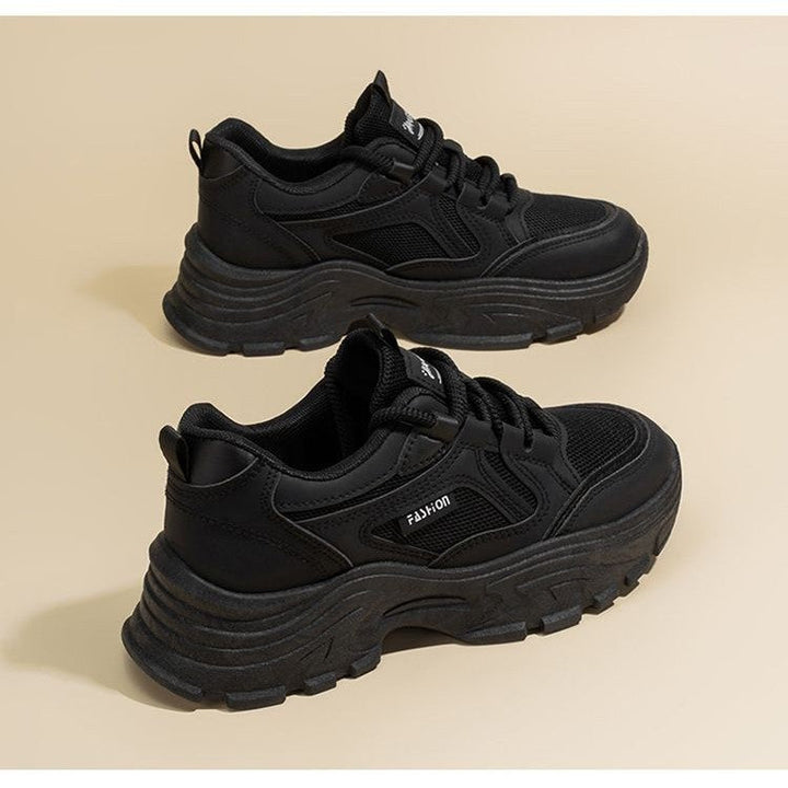 Damen Chunky Sneakers mit dämpfender Sohle und atmungsaktiver Obermaterialstruktur Drune