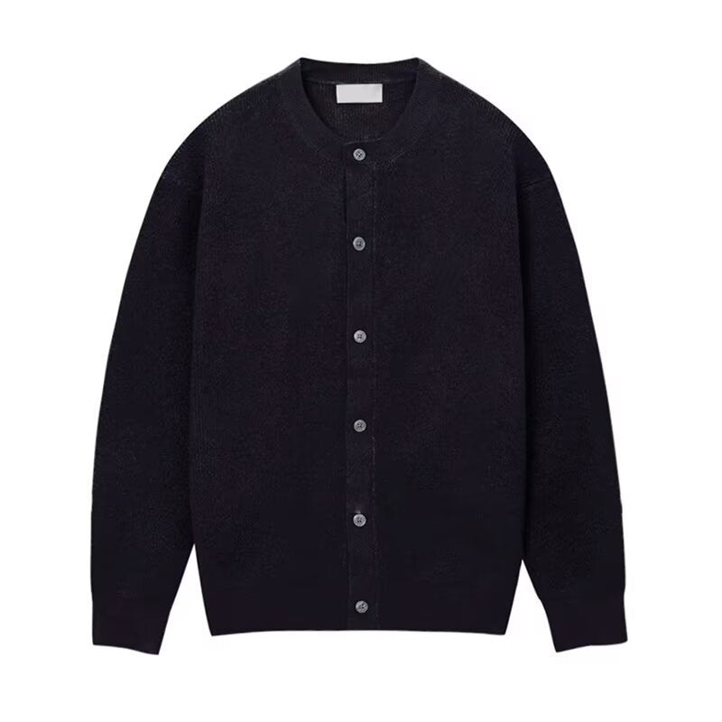 Herren Stilvoller Langarm Cardigan Drune