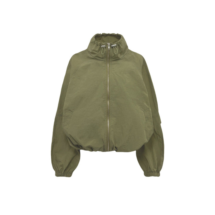 Damen leichte Windjacke mit voluminösen Ärmeln Drune