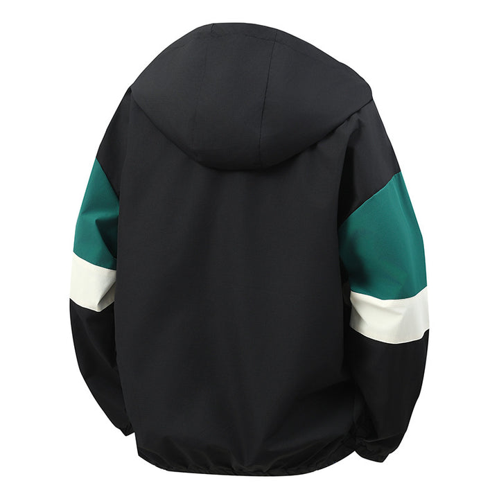 Herren Sportliche Übergangsjacke mit Farbblockdesign Drune