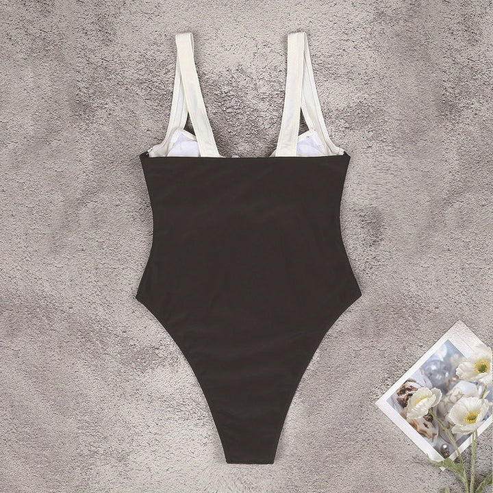 Damen Einteiler Badeanzug mit hochwertigem Push-Up-Design Drune