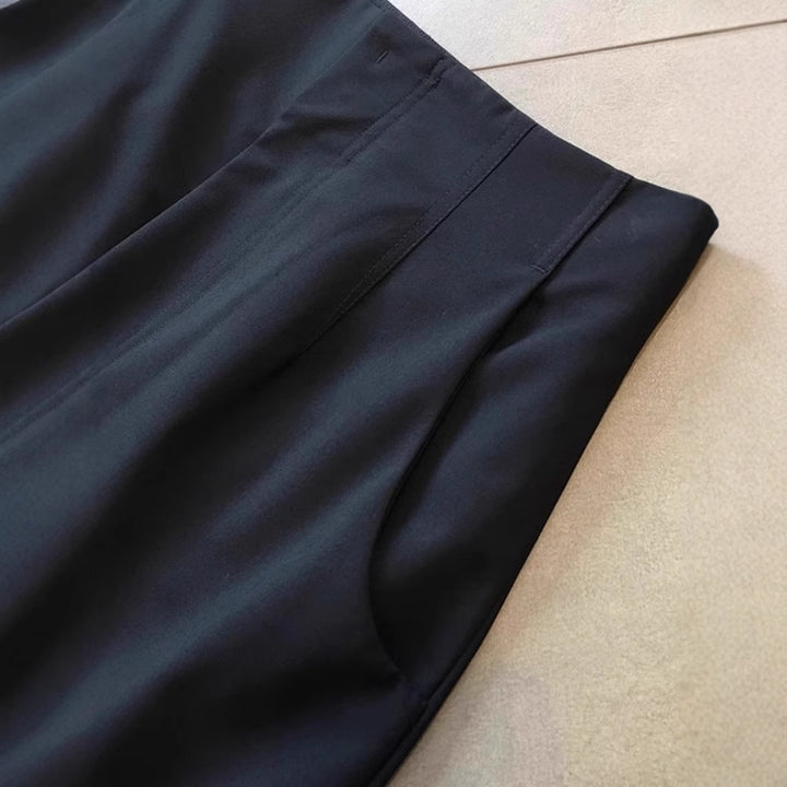 Damen Weit geschnittene schicke Hose Drune