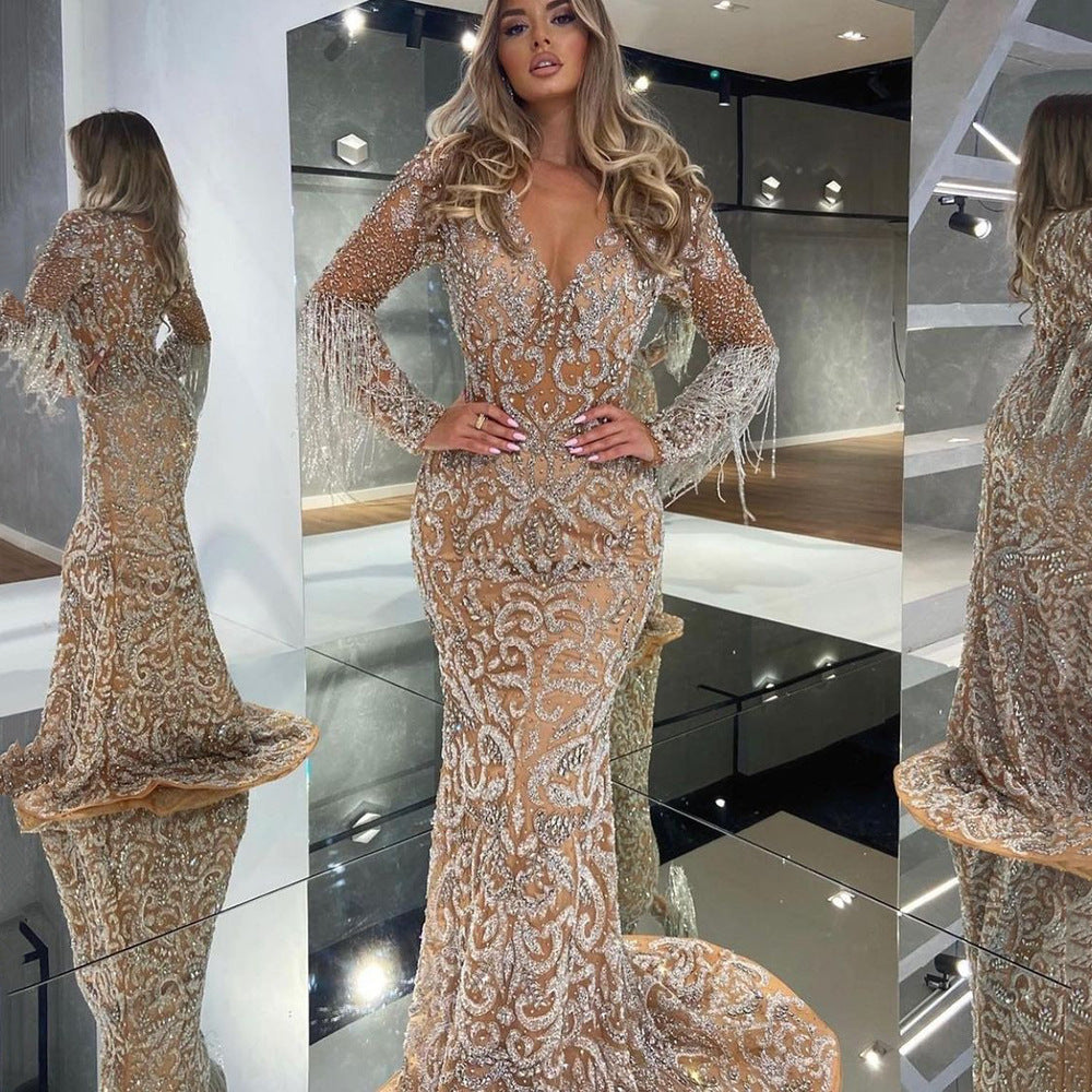 Drune | Elegante Sexy Fließende Lange Rock Kleid