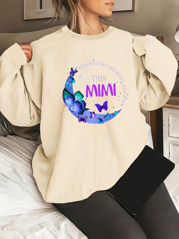 Damen Grafischer Sweatshirt Drune