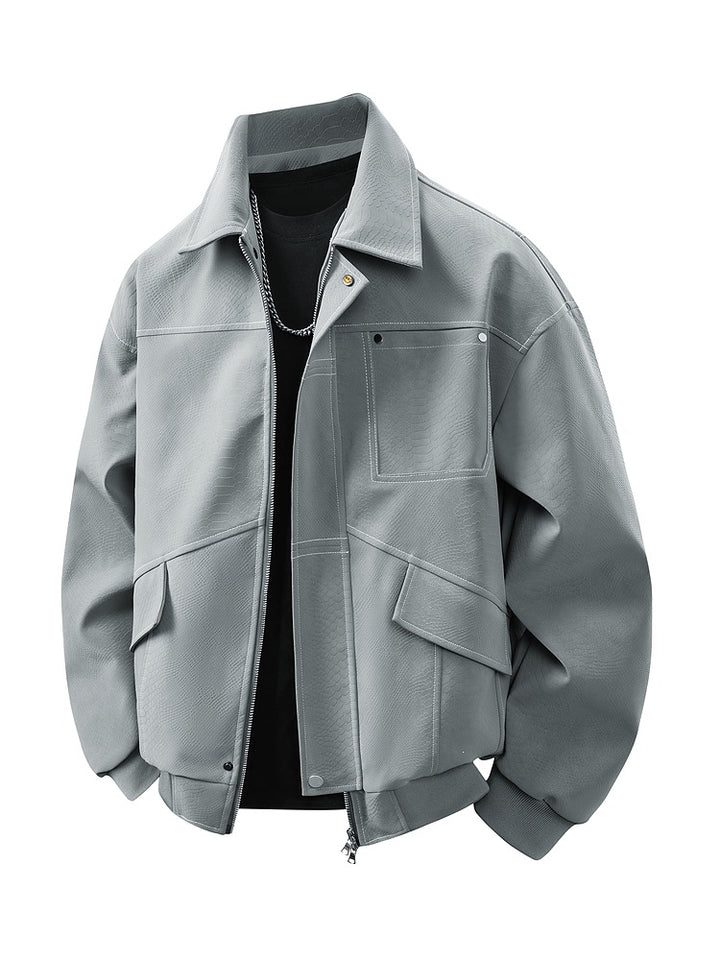 Herren Modische Freizeitjacke mit praktischen Taschen Drune