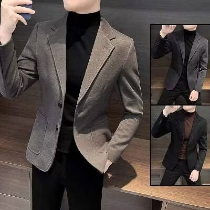 Herren Eleganter Blazer mit schmalem Schnitt Drune