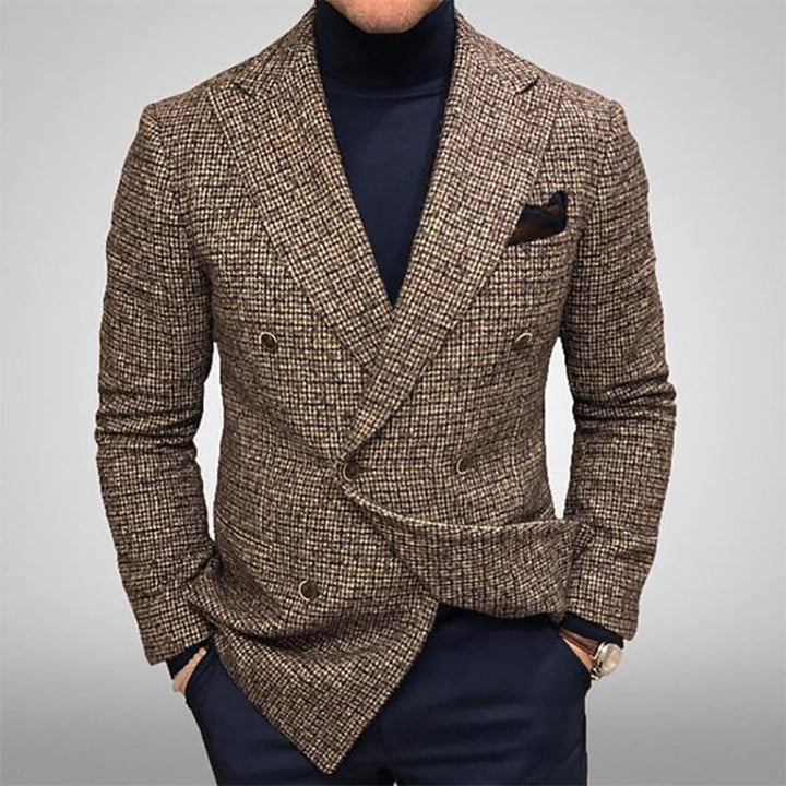 Herren elegante doppelte Brustjacke Drune