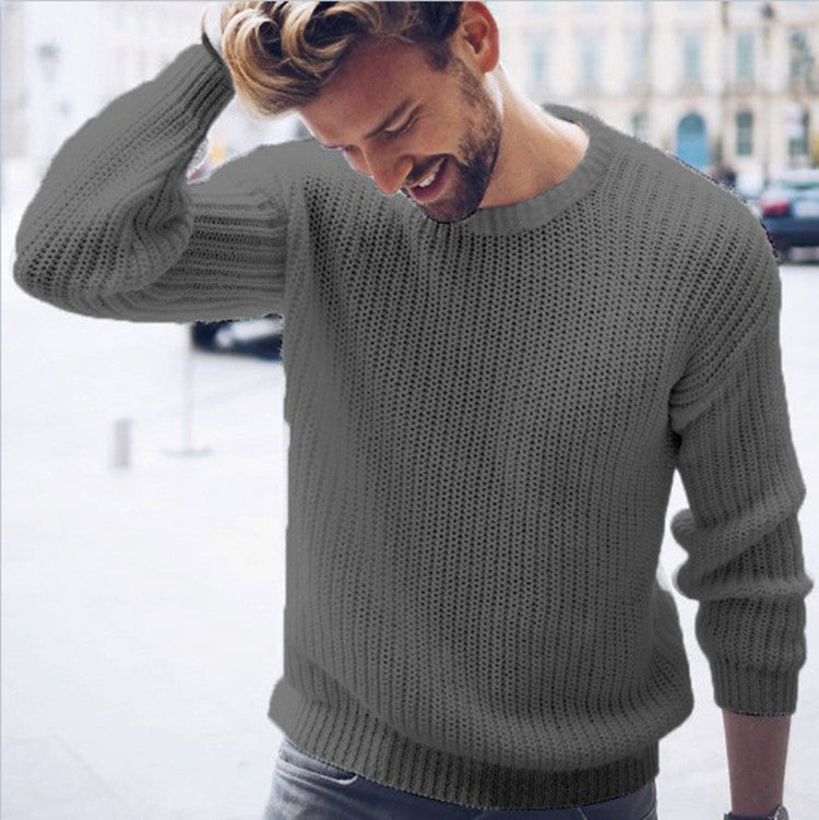 Herren lässiger Strickpullover Drune