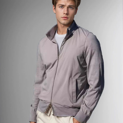 Herren sportliche Übergangsjacke mit komfortablem Stehkragen Drune