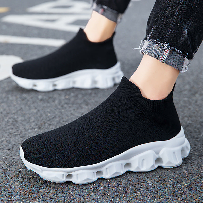 Damen High-Top Strick-Sneaker mit luftiger Sohle Drune