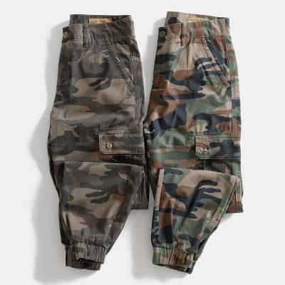 Herren Camouflage Cargo-Hose mit praktischen Taschen Drune