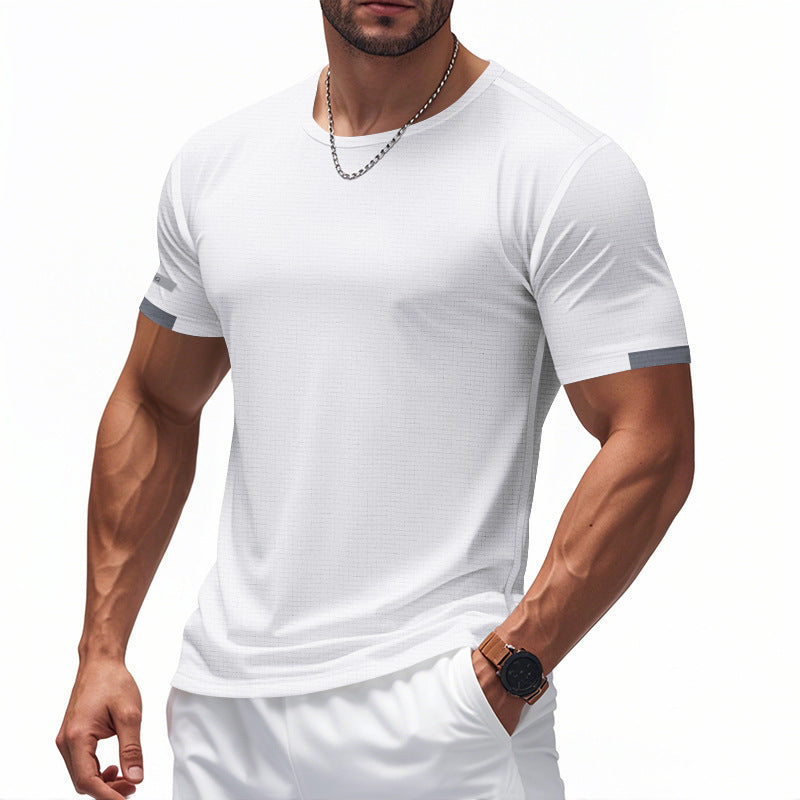 Herren Funktions-T-Shirt mit atmungsaktivem Design und reflektierenden Details Drune