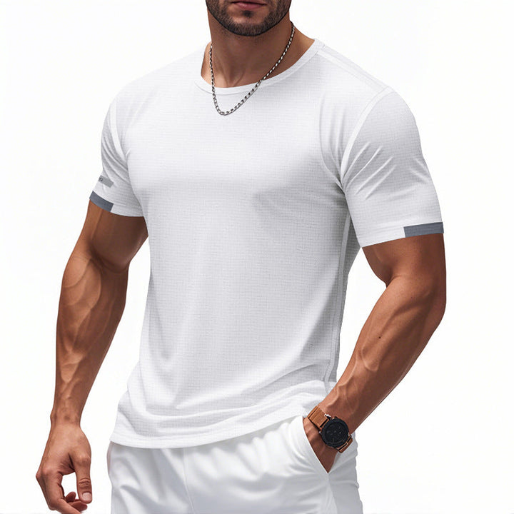 Herren Funktions-T-Shirt mit atmungsaktivem Design und reflektierenden Details Drune