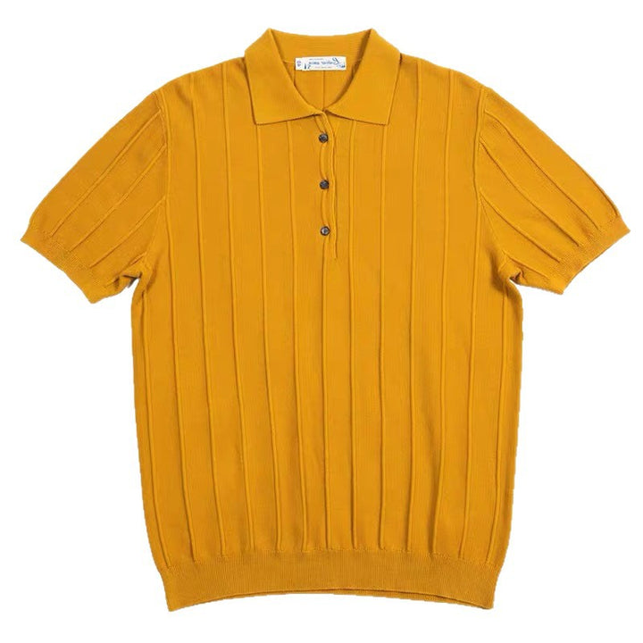 Herren Poloshirt mit strukturiertem Design Drune