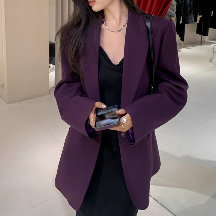 Damen Stilvoller Oversized Blazer Drune