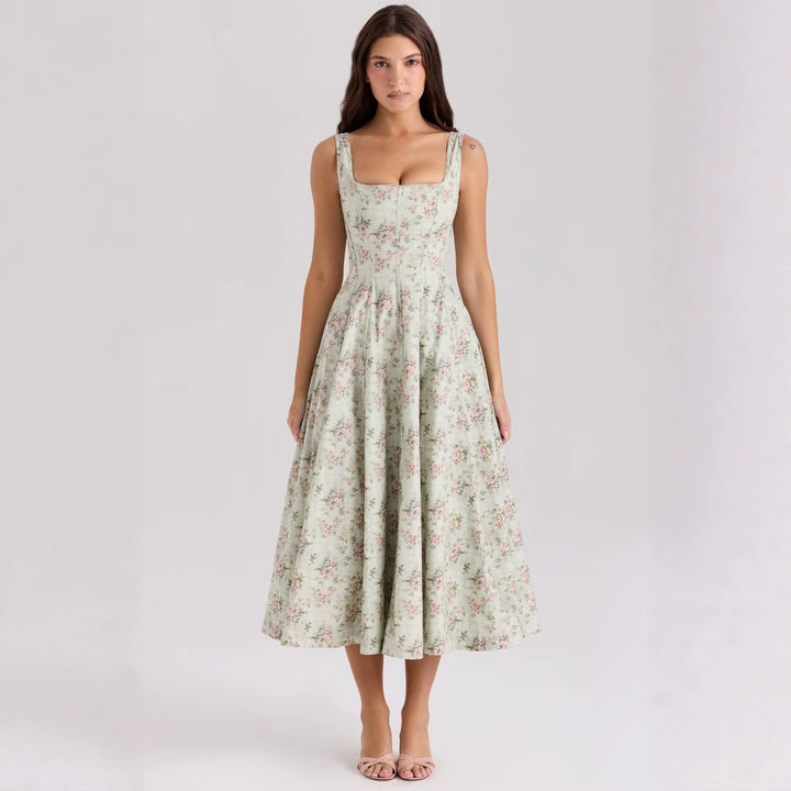 Damen maxi Kleid Drune