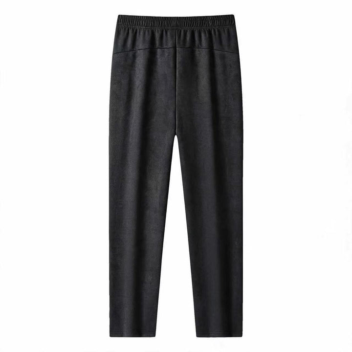 Herren Slim-Fit Jogginghose mit Gummibund, Kordelzug und Reißverschlusstaschen Drune