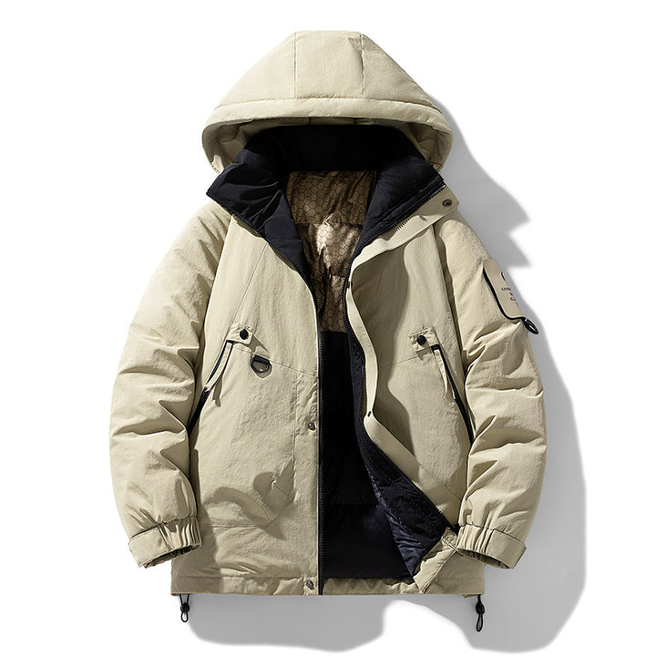 Herren Technischer Urbanparka mit Thermoisolierung und multifunktionalen Taschen Drune