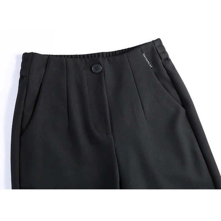 Damen Elegante und bequeme High-Waist Stoffhose Drune