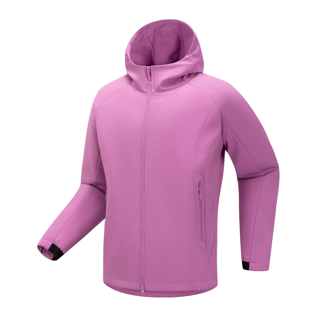 Herren Softshell-Funktionsjacke mit Wattierung, Kapuze & Zwei-Wege-Reißverschluss Drune
