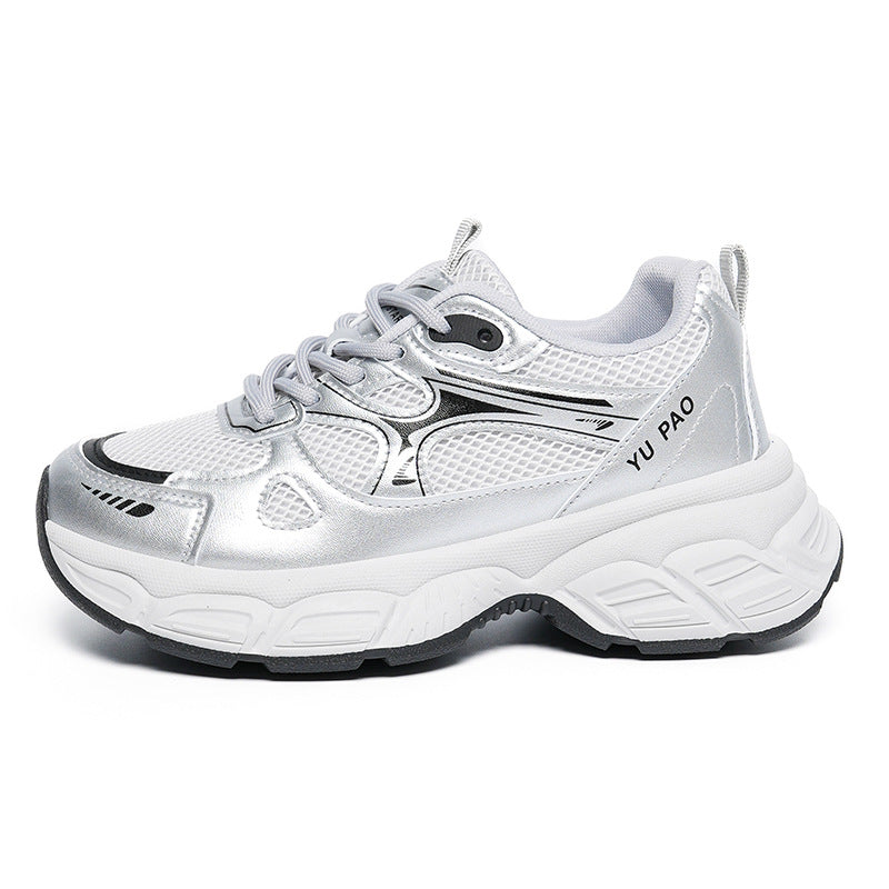 Damen Sportliche Laufschuhe mit atmungsaktivem Mesh-Obermaterial und stoßdämpfender Sohle Drune