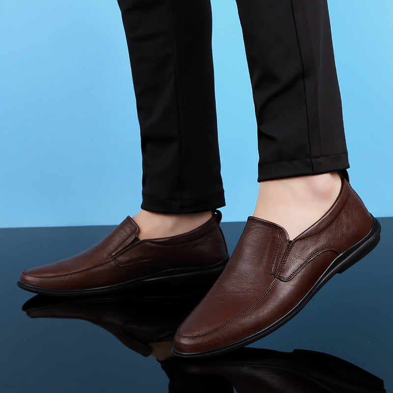 Herren Eleganter Slip-On Business-Halbschuh mit gepolstertem Komfortfußbett Drune