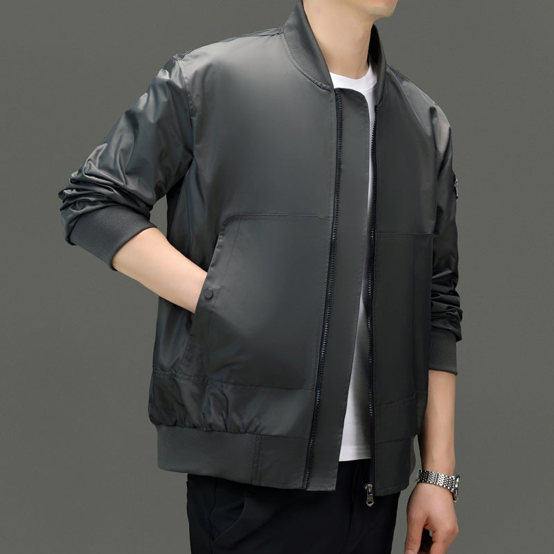Herren Sportliche Bomberjacke mit funktionalen Taschen und elastischen Bündchen Drune