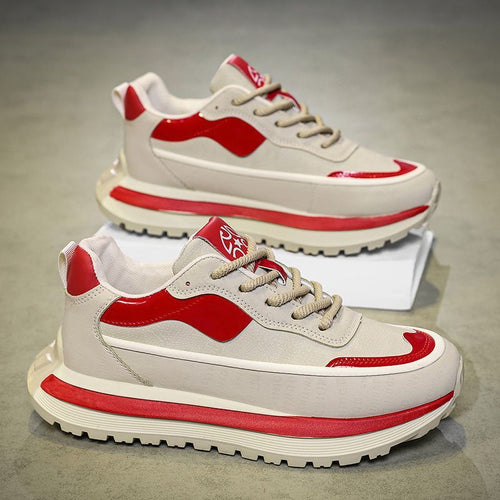 Damen Sportliche Sneaker mit dämpfender Profilsohle und modischen Akzenten Drune