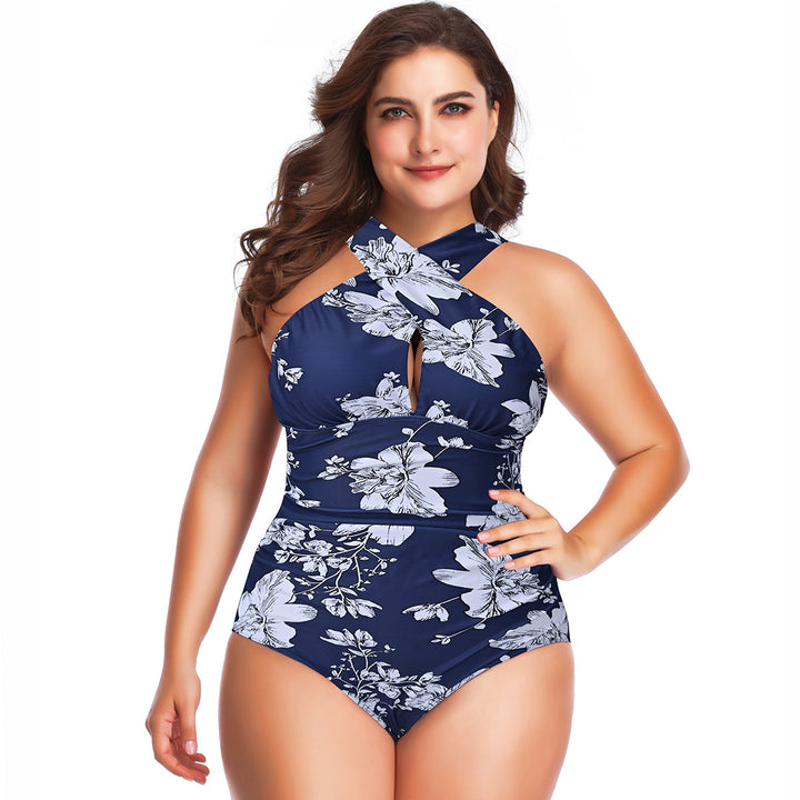 Damen Eleganter Wickelbadeanzug Drune