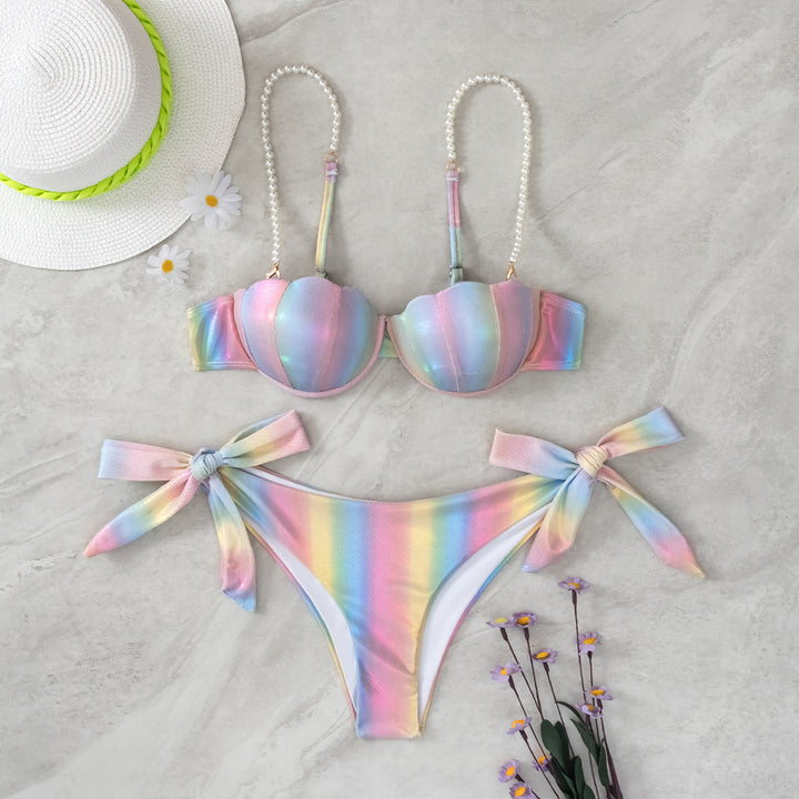 Damen Luxuriöser Bikini mit Muschel-Design Drune