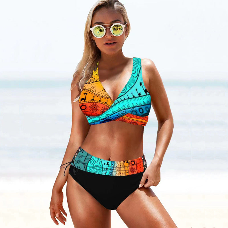 Damen Bikini-Set mit komfortablem Wickeldesign Drune